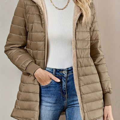 Clara | Warm Winter Hooded Puffer Jacket