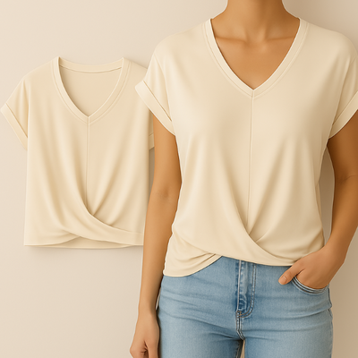 Eva | Casual V-Neck T-Shirt