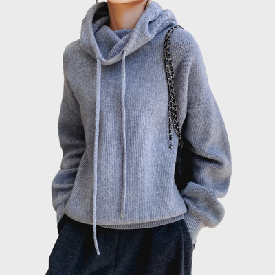 Women's Wool Hoodie | Drawstring