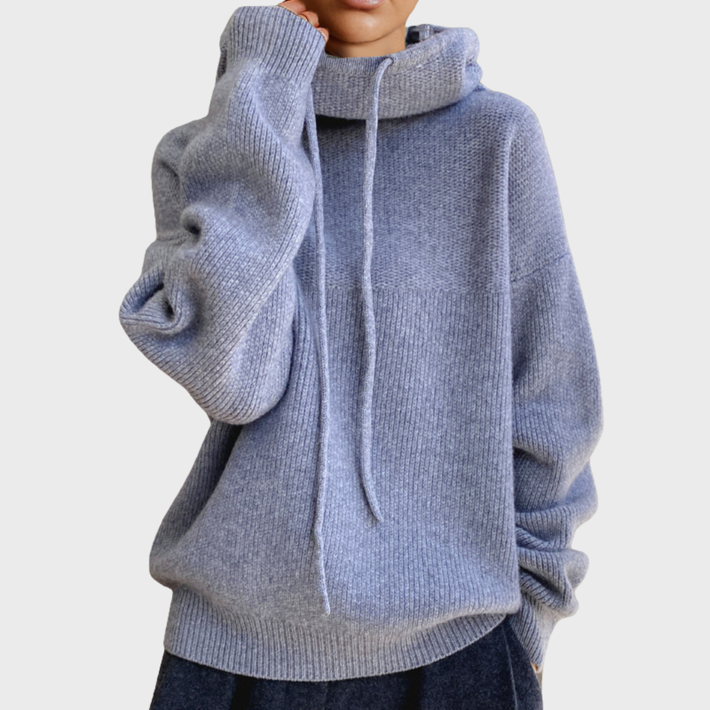 Women's Wool Hoodie | Drawstring