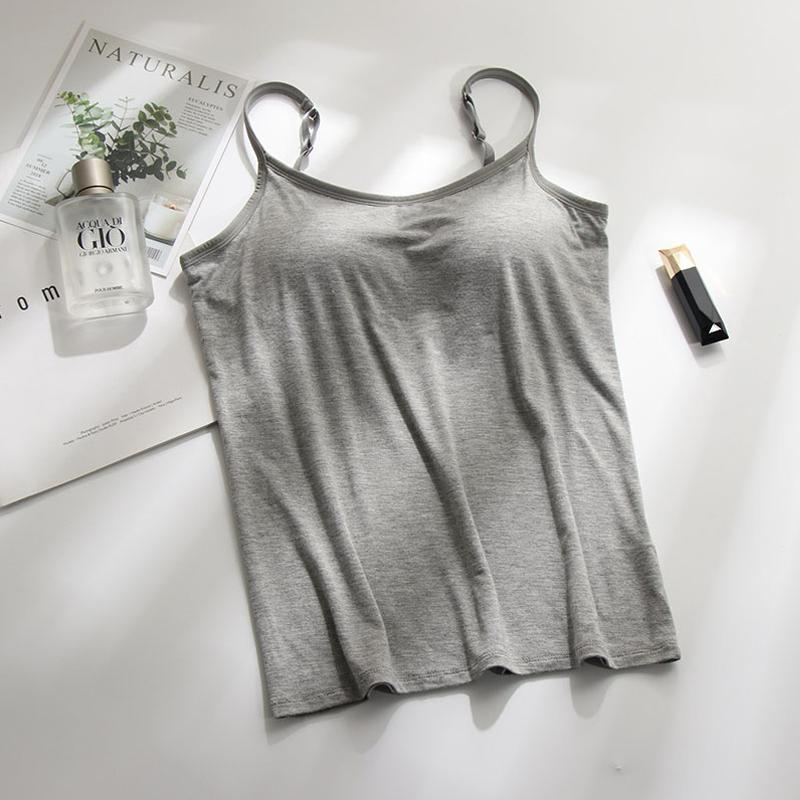 Padded Tank Top | With built-in bra