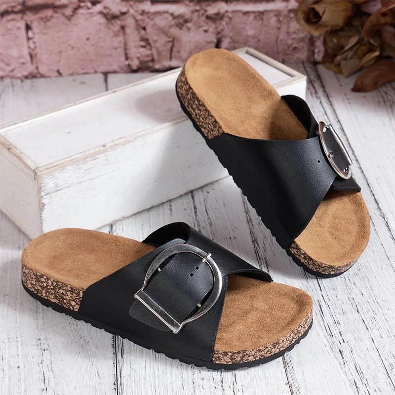 Bellevue | Buckle Mule Slide