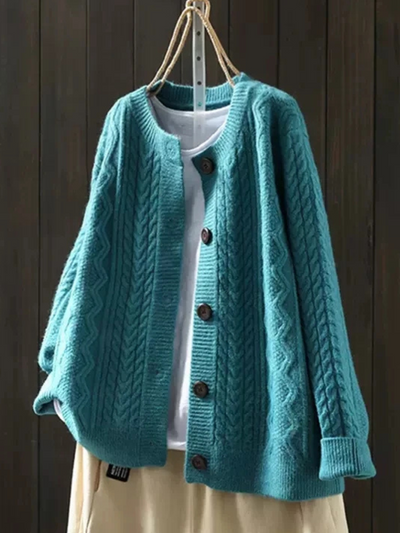 Lorenza - Cable Knit Cardigan