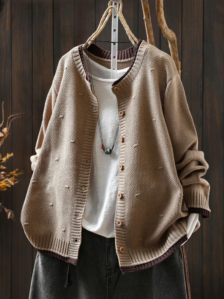 Isolde - Textured Cardigan