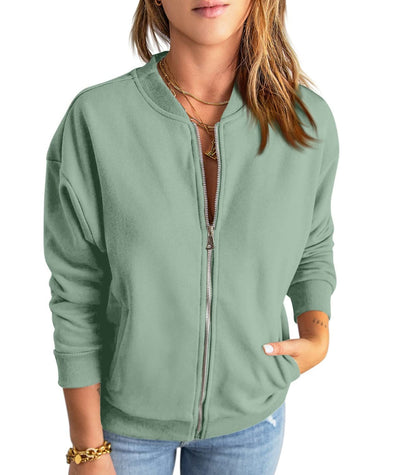 Luciana | Suede Bomber Jacket