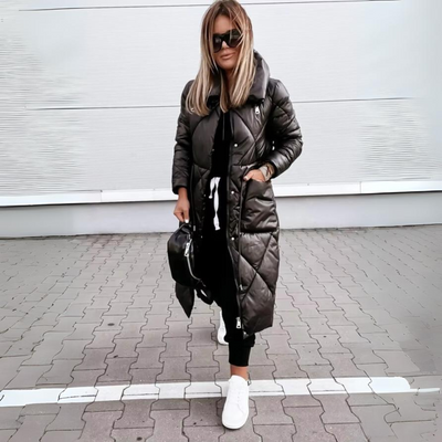 Charlene | Luxe Quilted Long Puffer