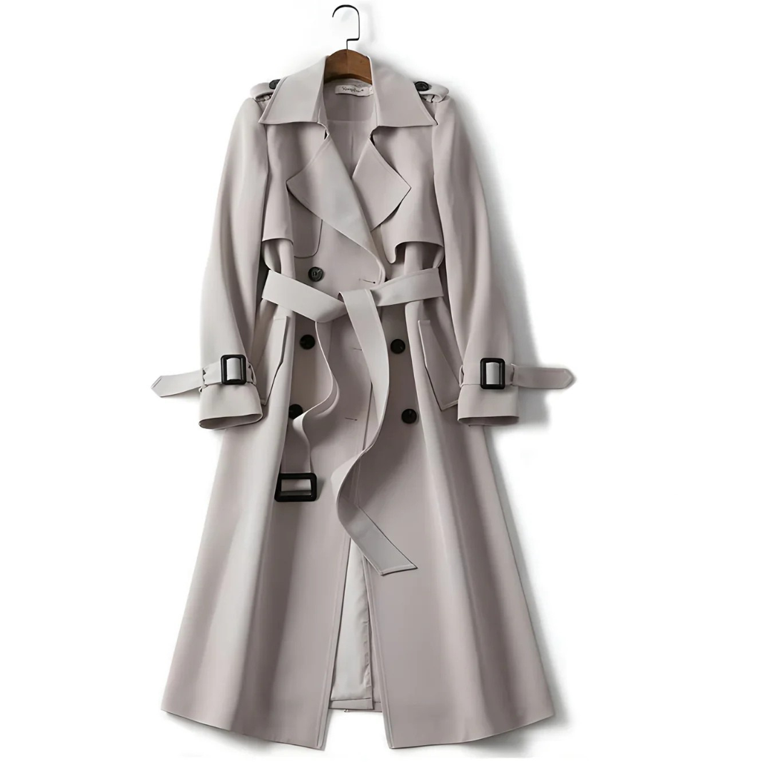 Elara | Women’s Classic Double-Breasted Trench Coat