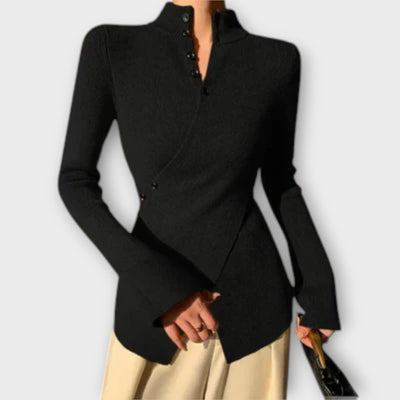 Skylar | Elegant Knitted Cotton Sweater