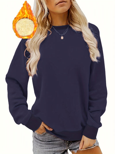 Mila | Winter Pullover Thermal Sweatshirt