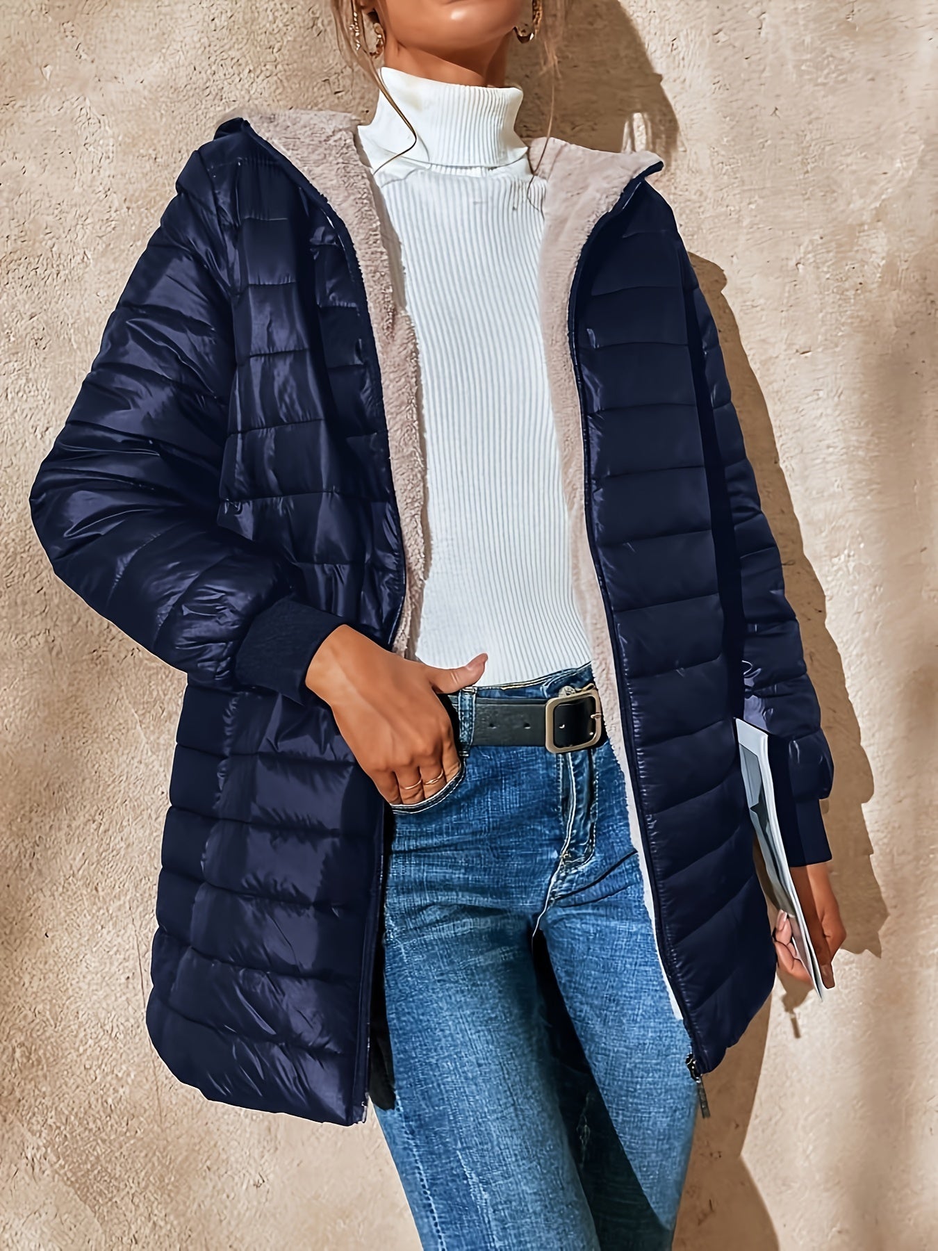 Clara | Warm Winter Hooded Puffer Jacket