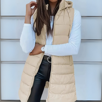 Rain | Long Puffer Vest