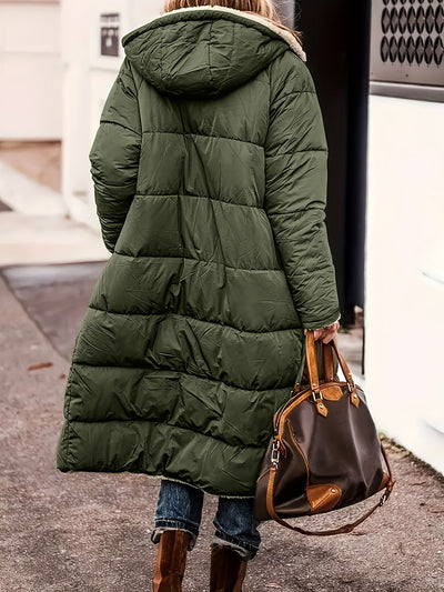 Sophia | Long Puffer Warm Coat Hooded