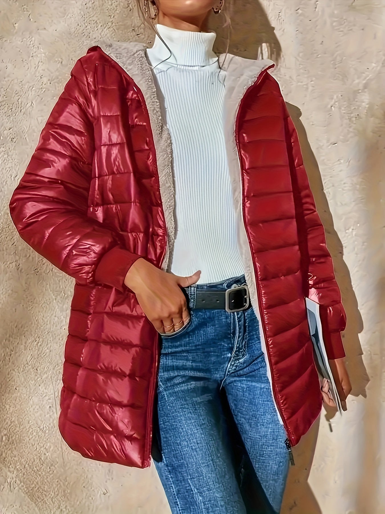 Clara | Warm Winter Hooded Puffer Jacket