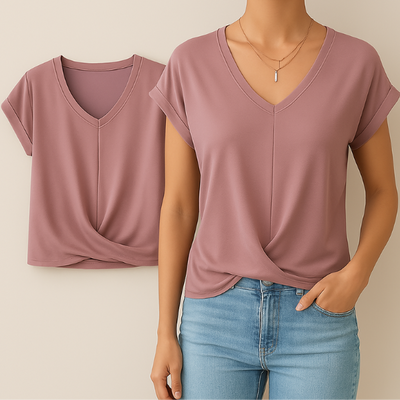 Eva | Casual V-Neck T-Shirt