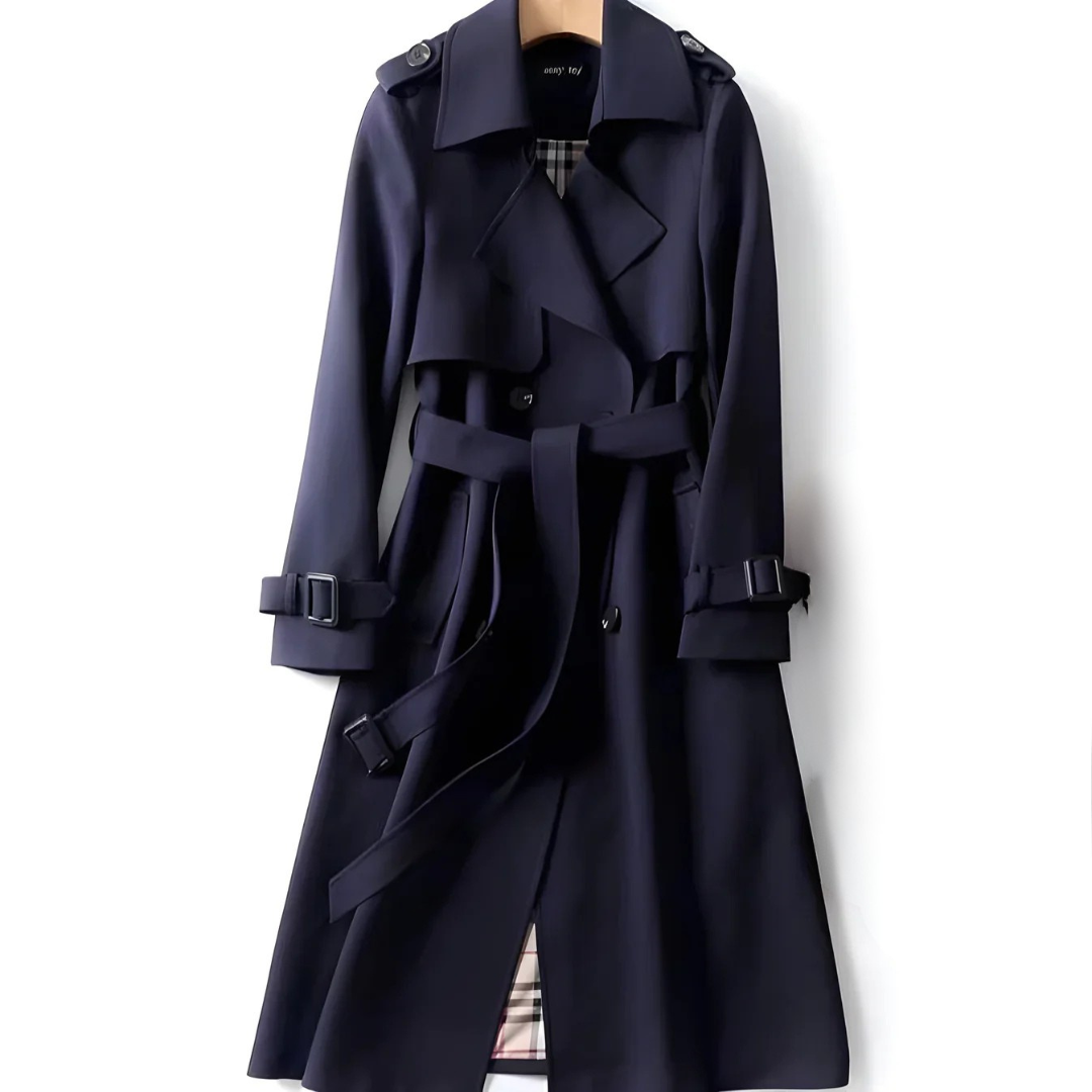 Elara | Women’s Classic Double-Breasted Trench Coat