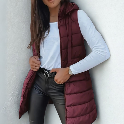 Rain | Long Puffer Vest