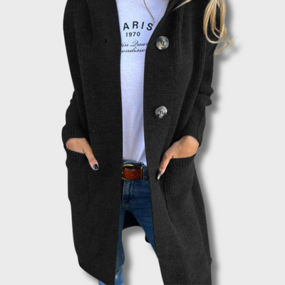 Olga | Elegant Long Knitted Cardigan