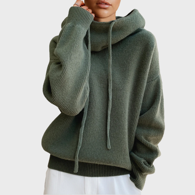 Women's Wool Hoodie | Drawstring