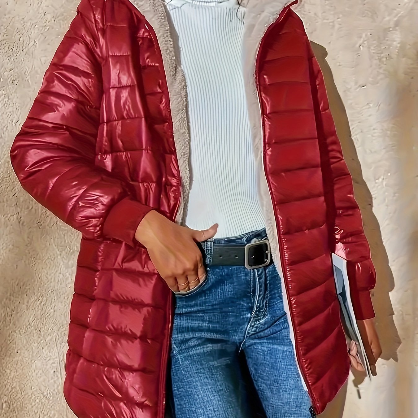 Clara | Warm Winter Hooded Puffer Jacket