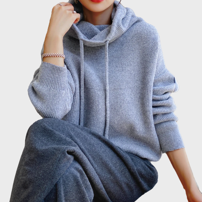 Women's Wool Hoodie | Drawstring