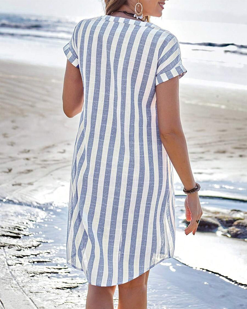 Odette | Chic Stripe Dress