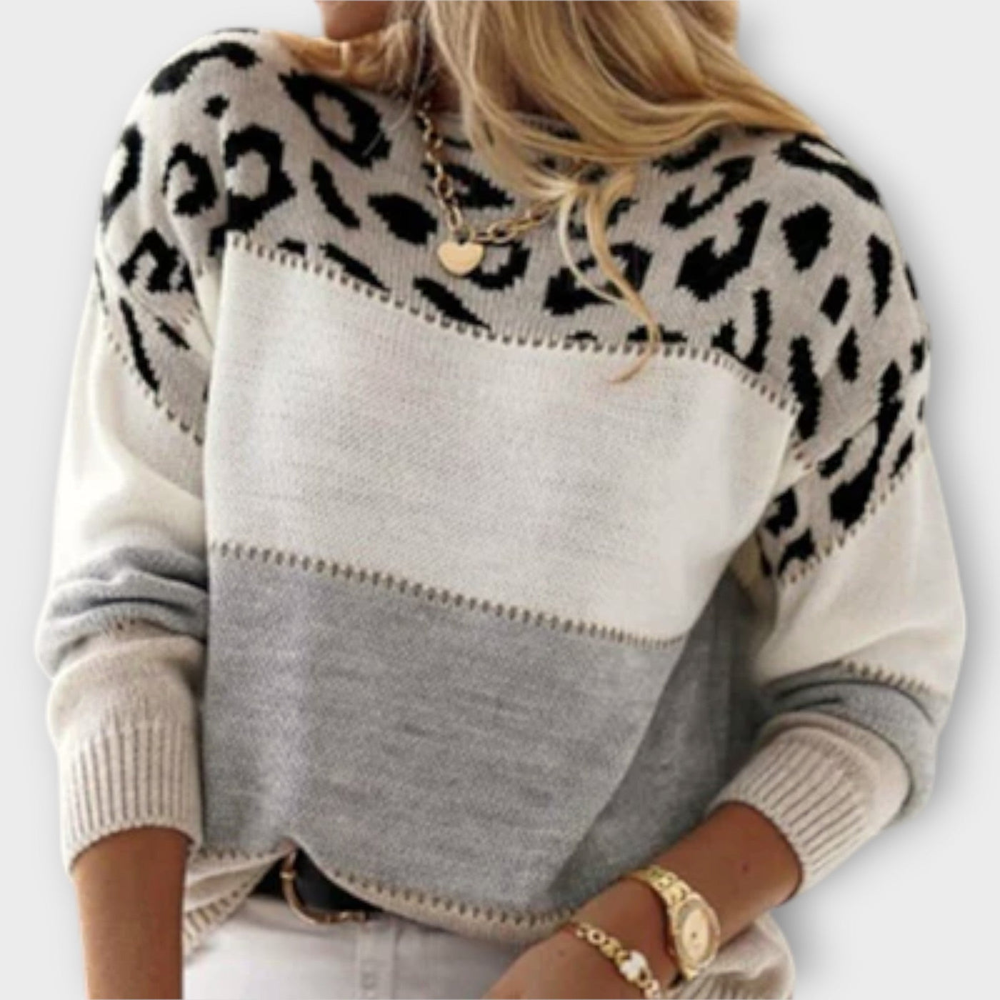 Chelsea | Comfortable Lion Design Sweater
