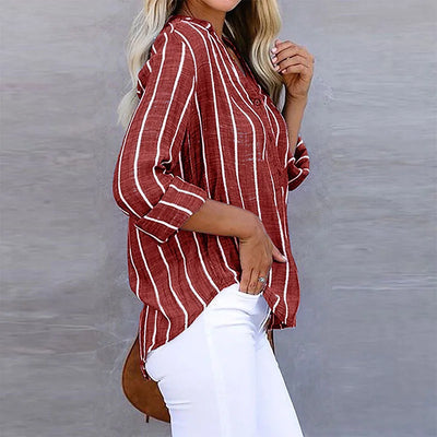 Maddie | Striped Shirt