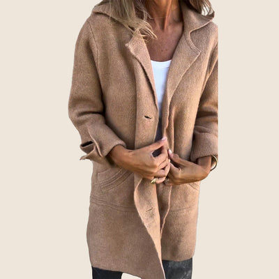 Marcelle | Chic Hooded Coat with Pockets
