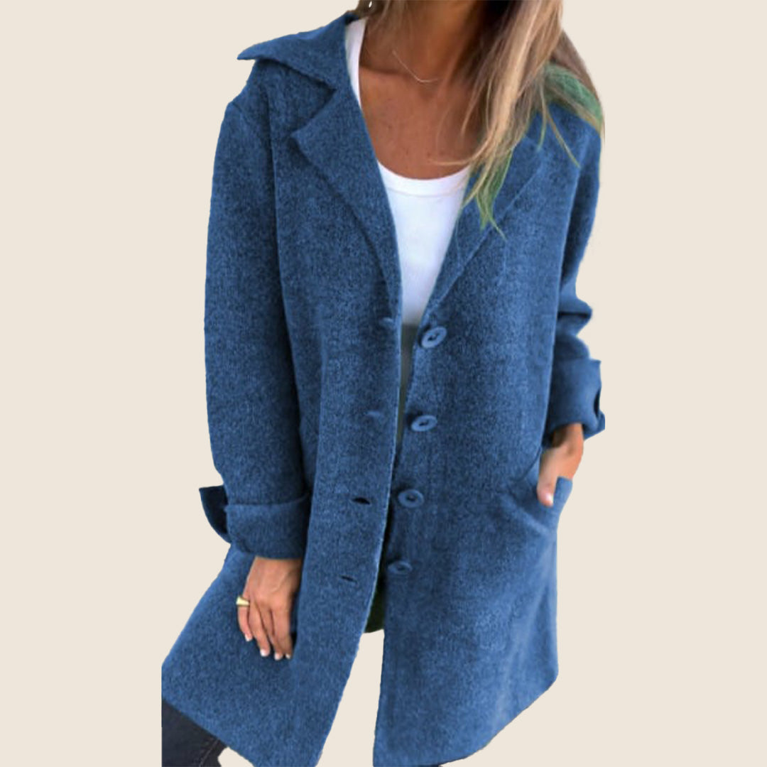 Marcelle | Chic Hooded Coat with Pockets