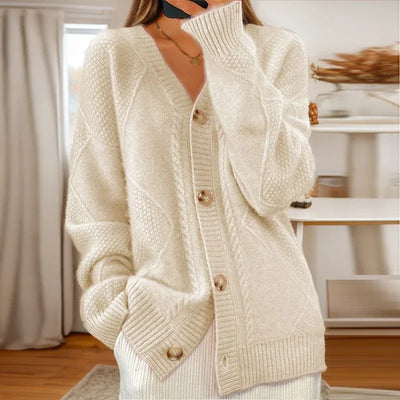 Loise | Cable-Knit Cardigan