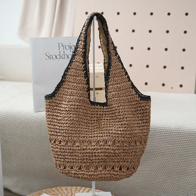 Aurel | Minimal Straw Handbag