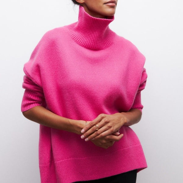 Avery | High-collar sweater