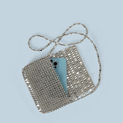 Nadia | Silver Clutch