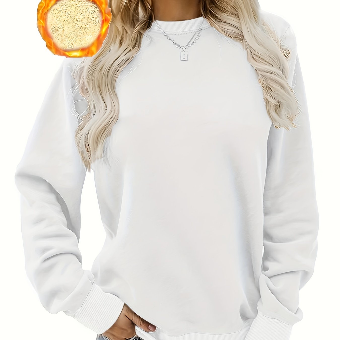 Mila | Winter Pullover Thermal Sweatshirt