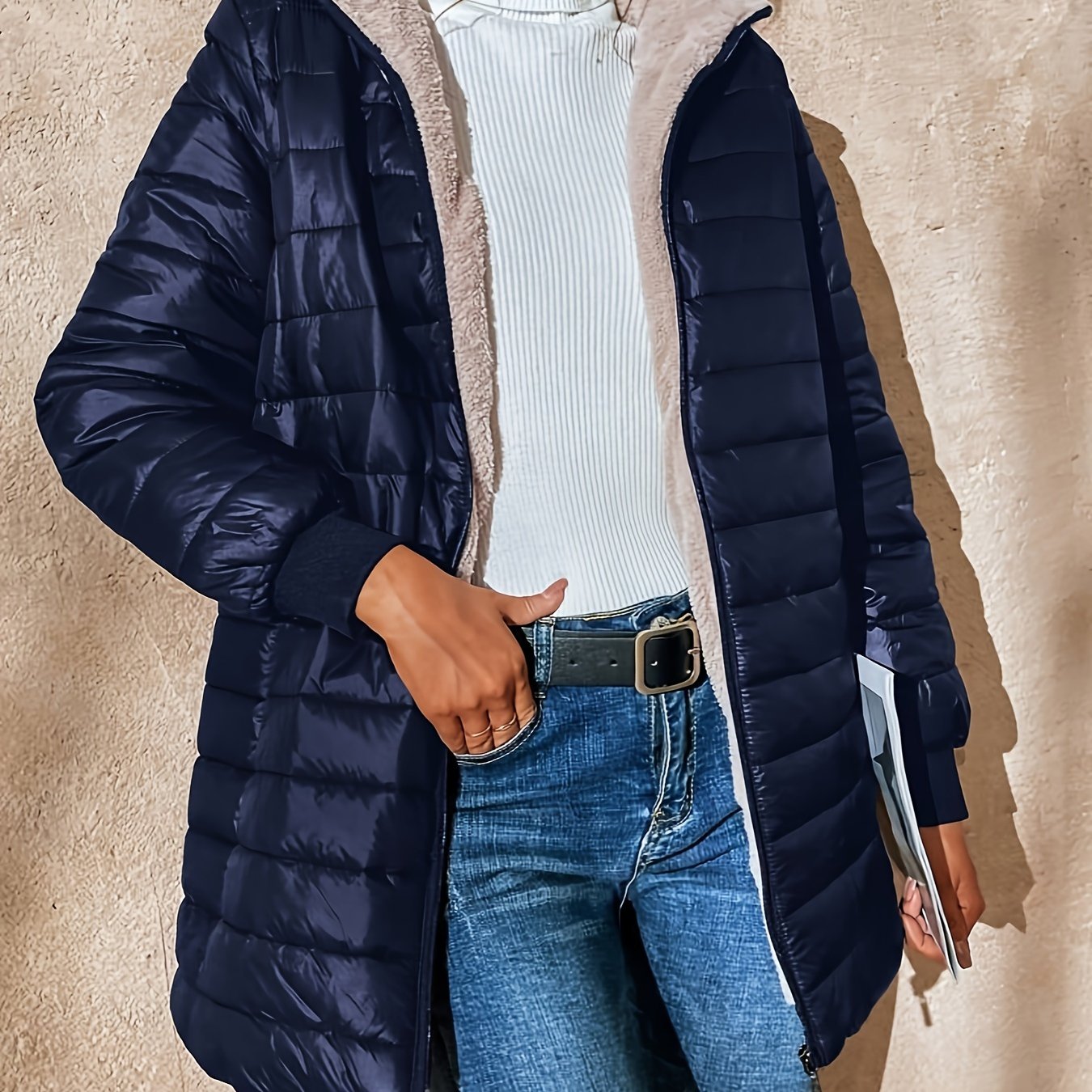 Clara | Warm Winter Hooded Puffer Jacket