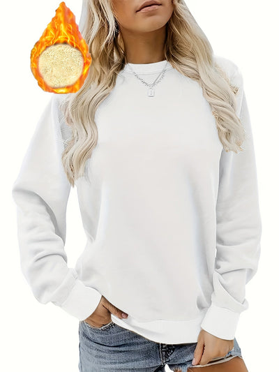 Mila | Winter Pullover Thermal Sweatshirt