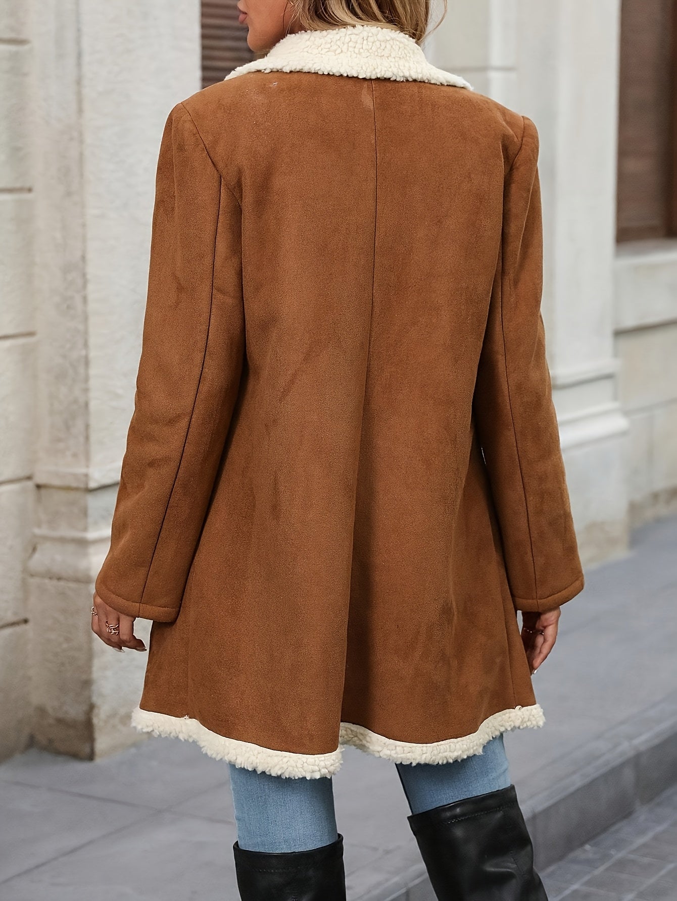 Vivienne | Shearling Double-Breasted Winter Jacket