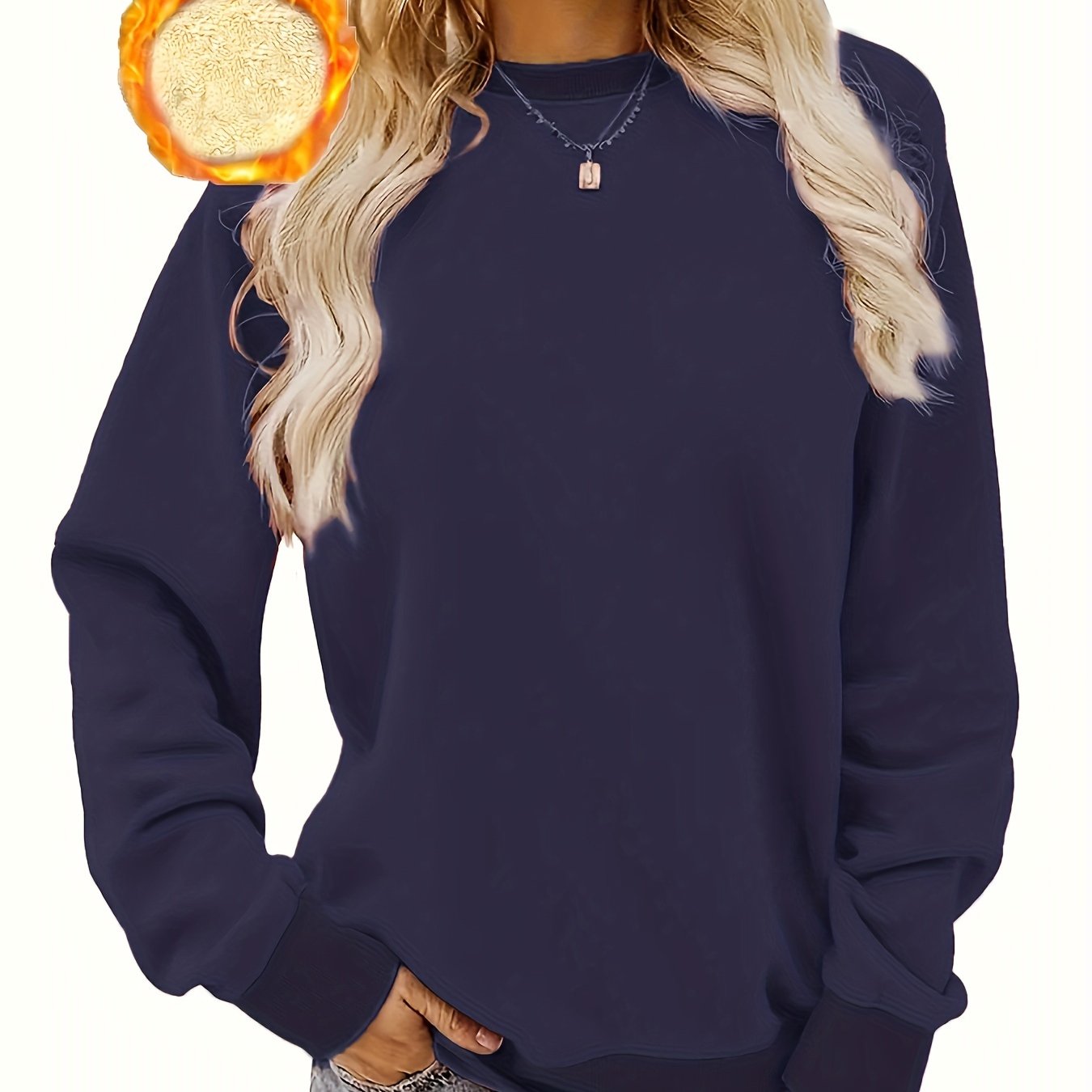 Mila | Winter Pullover Thermal Sweatshirt
