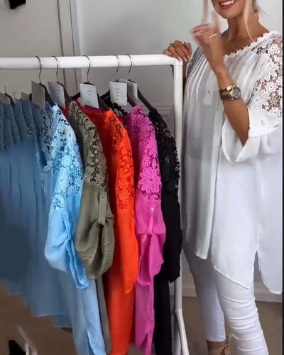 Nica | Lace Patchwork Blouse