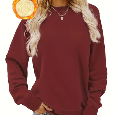 Mila | Winter Pullover Thermal Sweatshirt