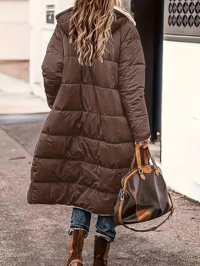 Sophia | Long Puffer Warm Coat Hooded