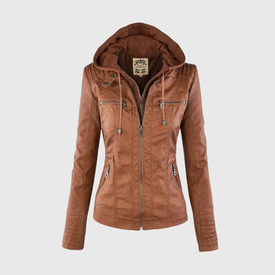 Karoline | Stylish Leather Jacket