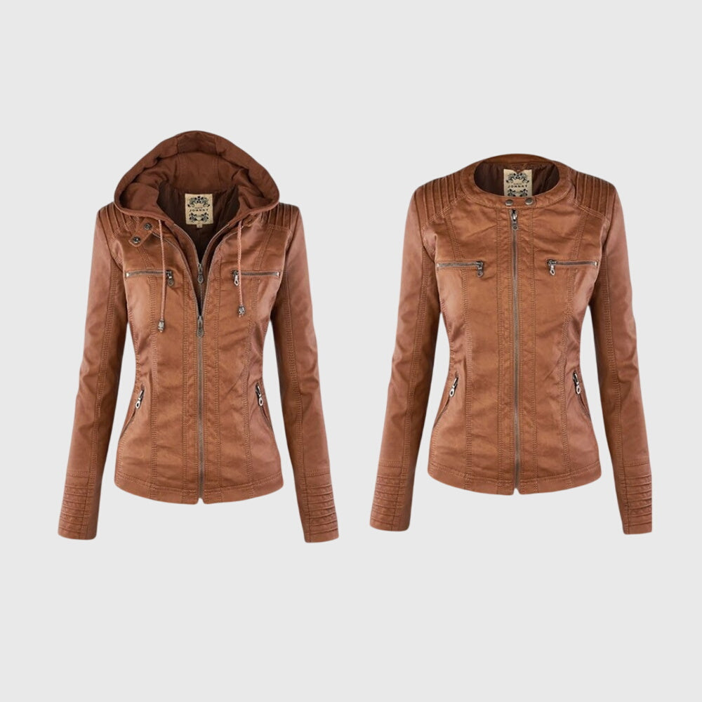 Karoline | Stylish Leather Jacket
