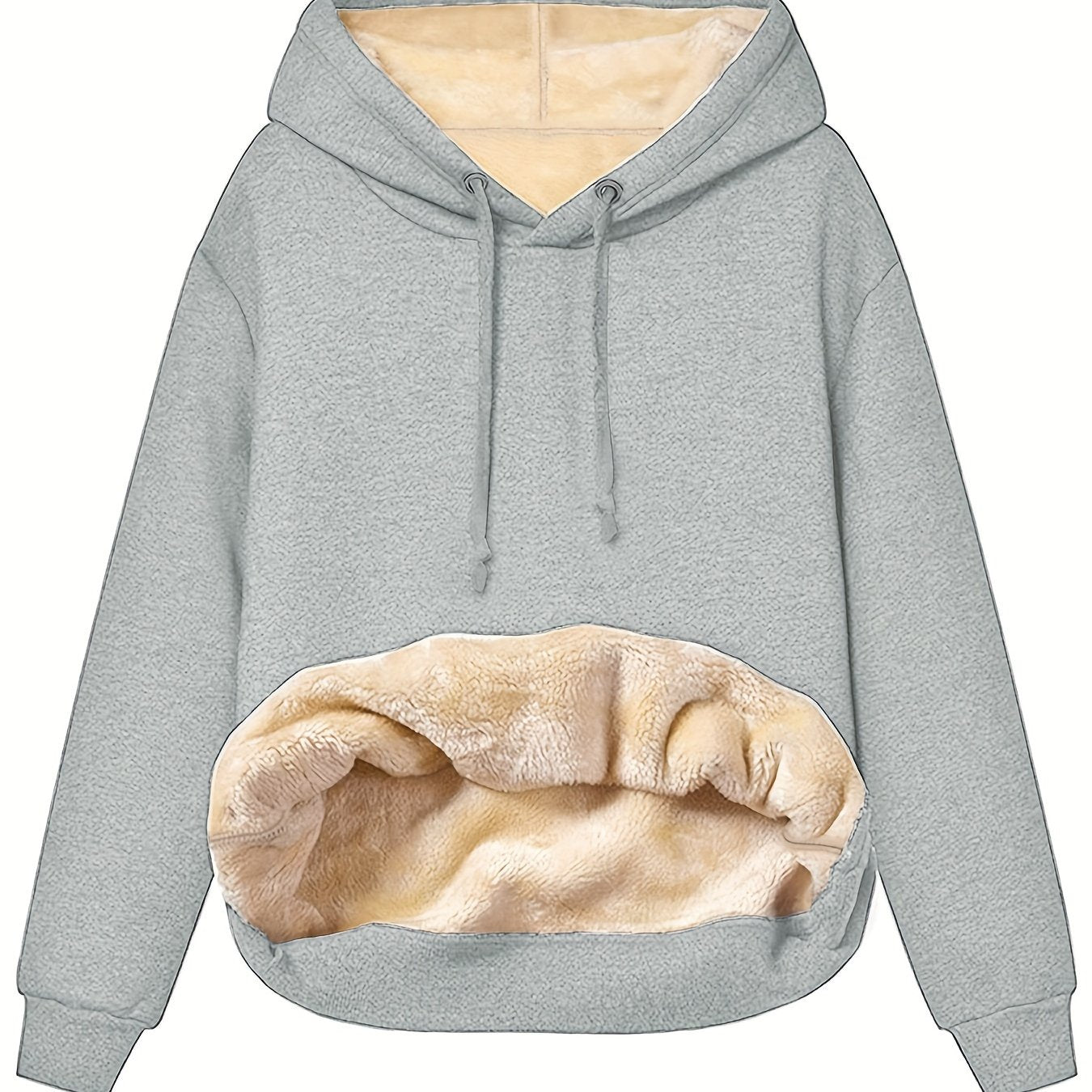 Clara | Winter Pullover Cozy Hoodie with Plush Pocket