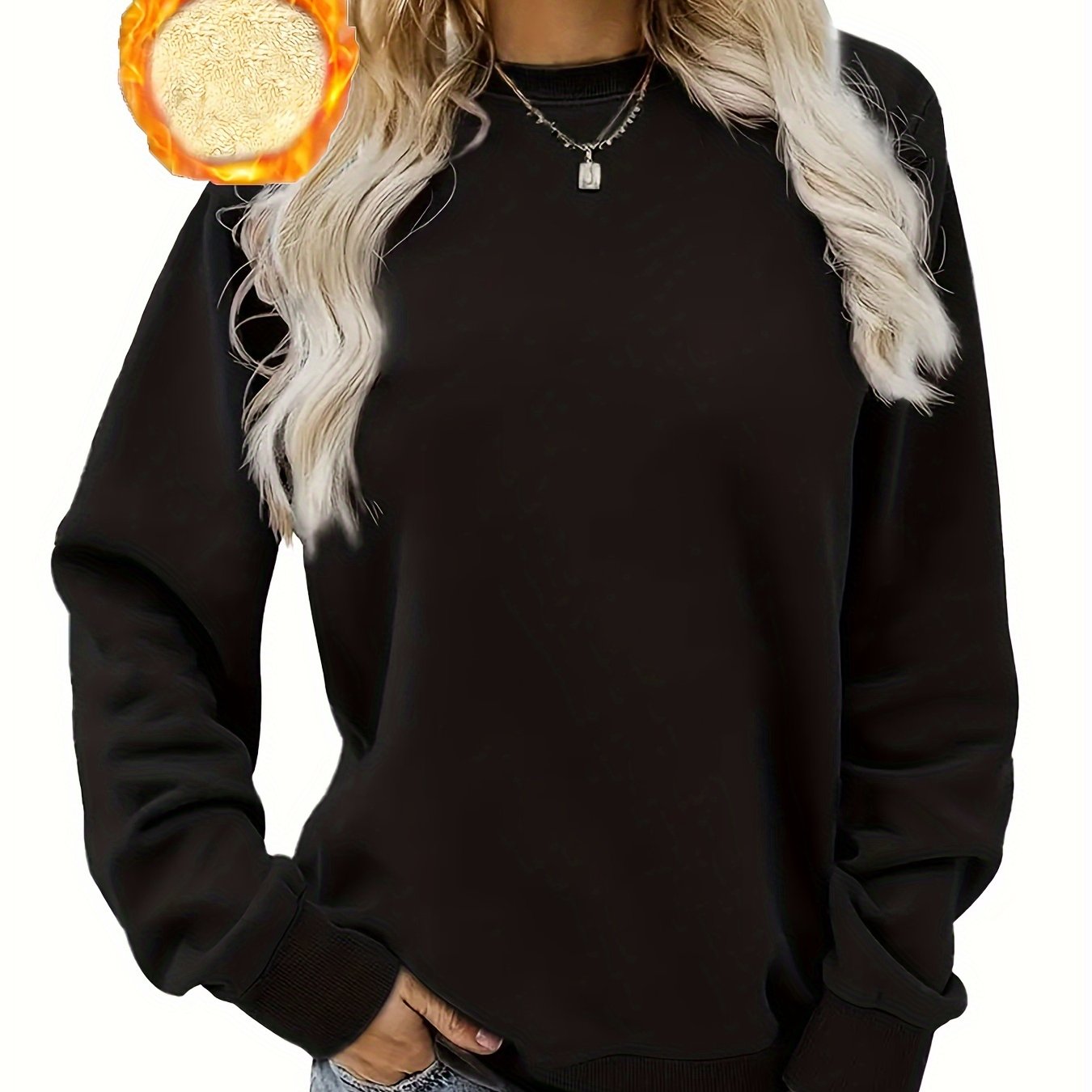 Mila | Winter Pullover Thermal Sweatshirt