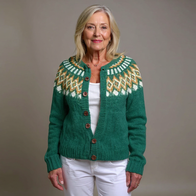 Natalia | Vintage Icelandic Cardigan