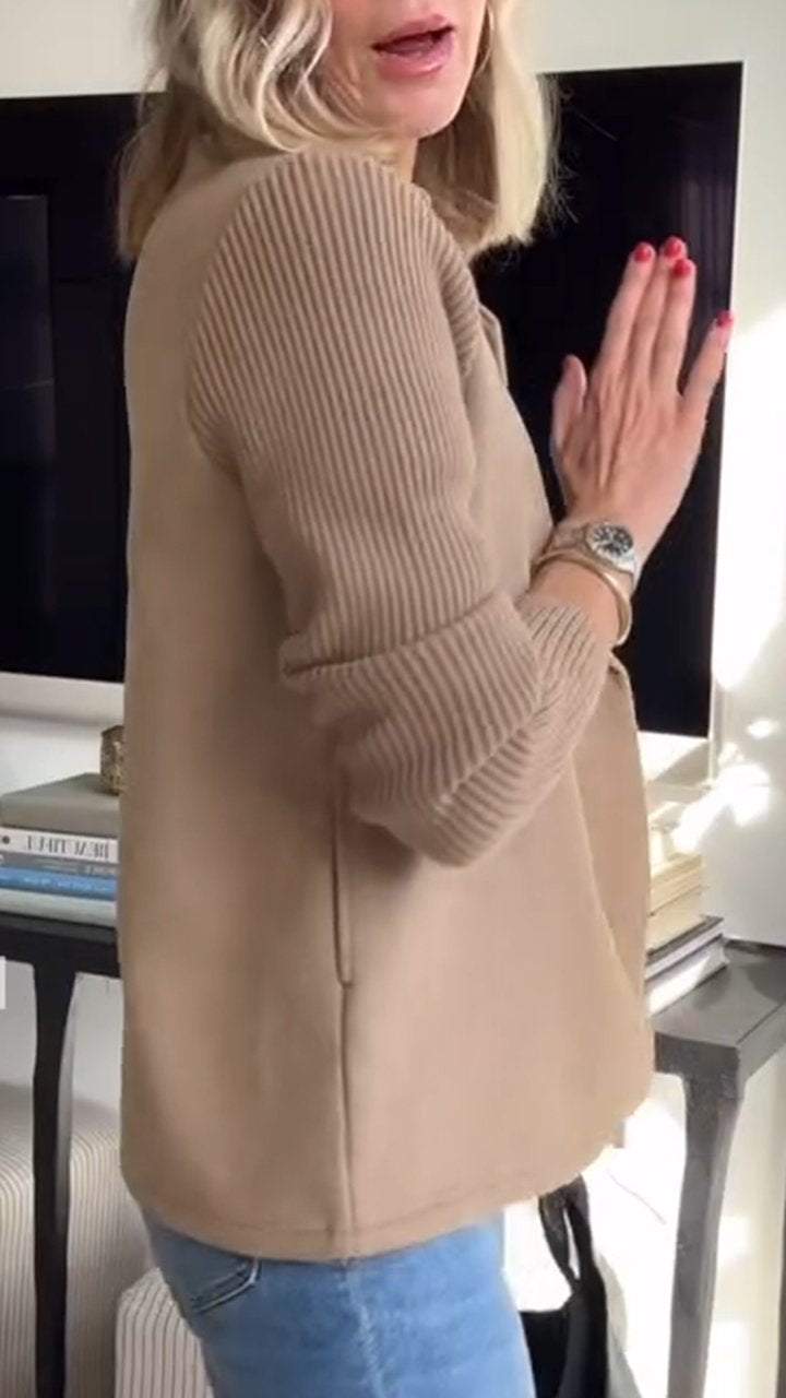 Aria | Women’s Double-Breasted Knit Blazer