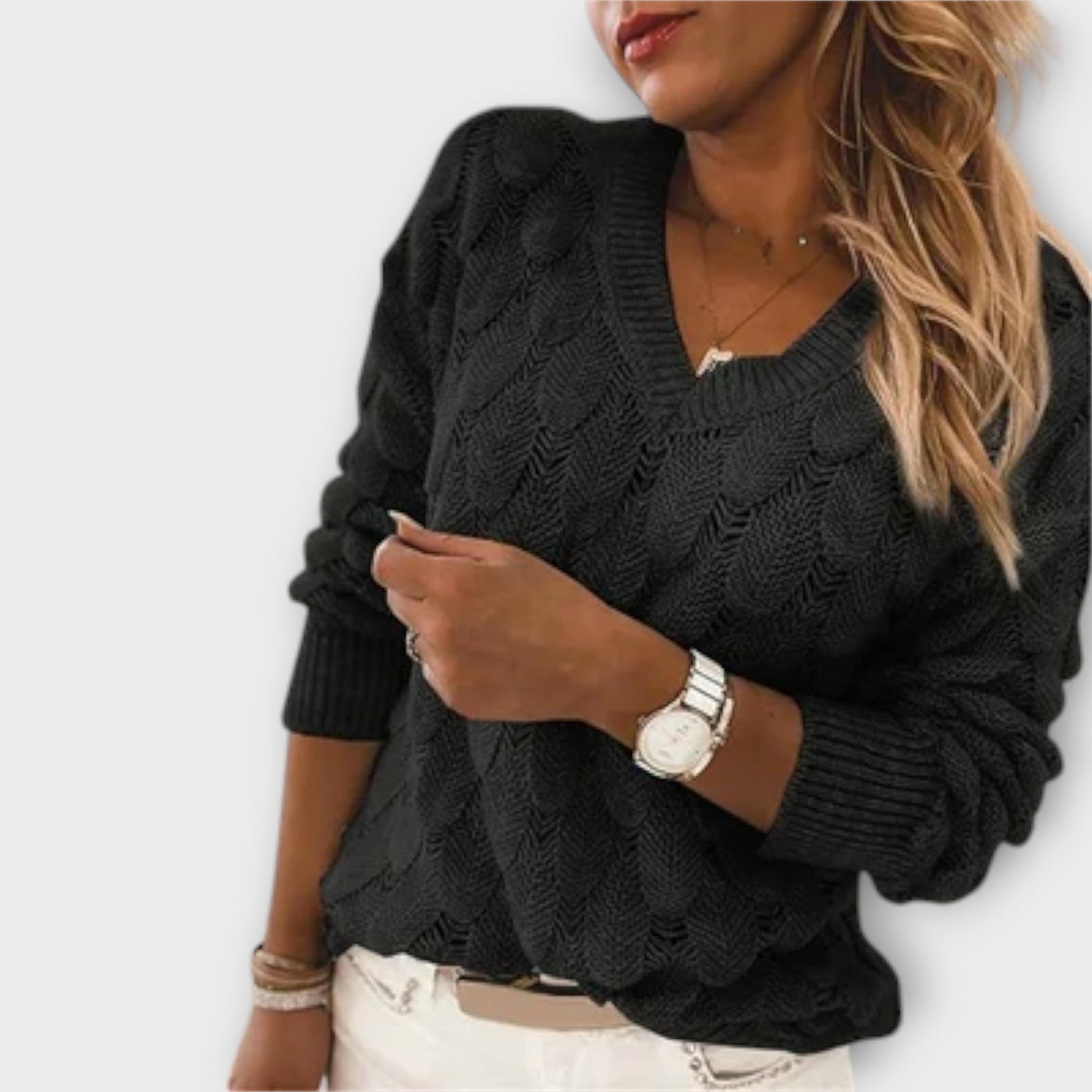 Avery | V-Neck Sweater