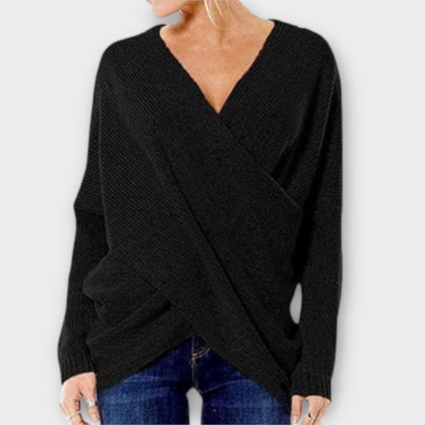 Mackenzie | Crossed Sweater