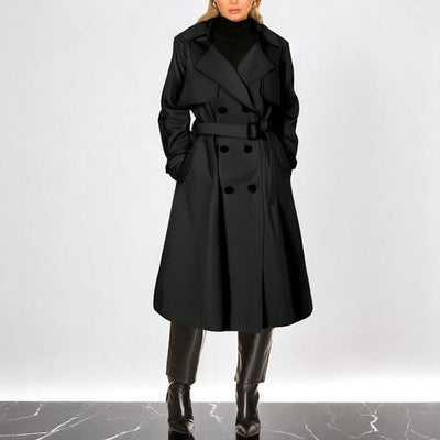 Elara | Women’s Classic Double-Breasted Trench Coat